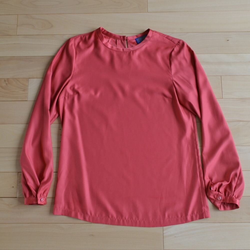 Pendleton Long Sleeve Crewneck Tee Silky Material Size 6